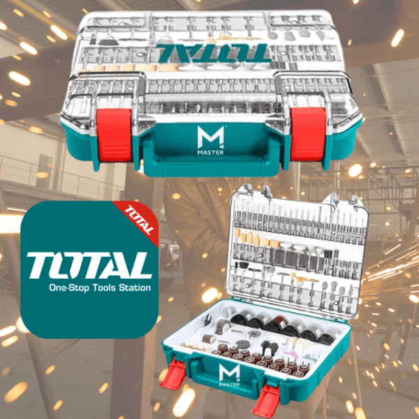 TOTAL ACCESORIOS MINI DRILL 4 BOX SET